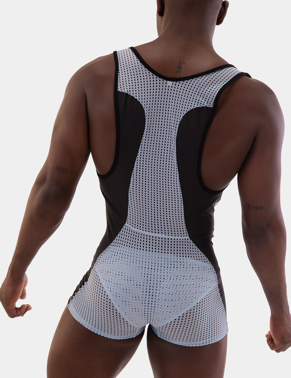 Barcode Berlin See-Through Mesh Singlet Sanke