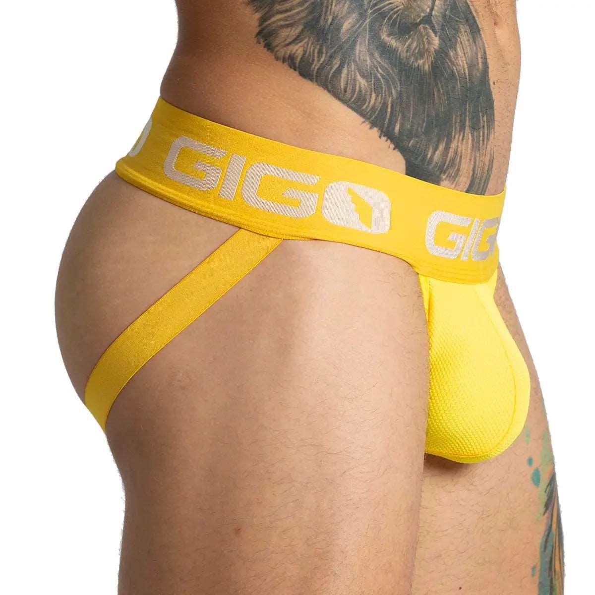 GIGO Colors Textured Jockstrap with pouch boost
