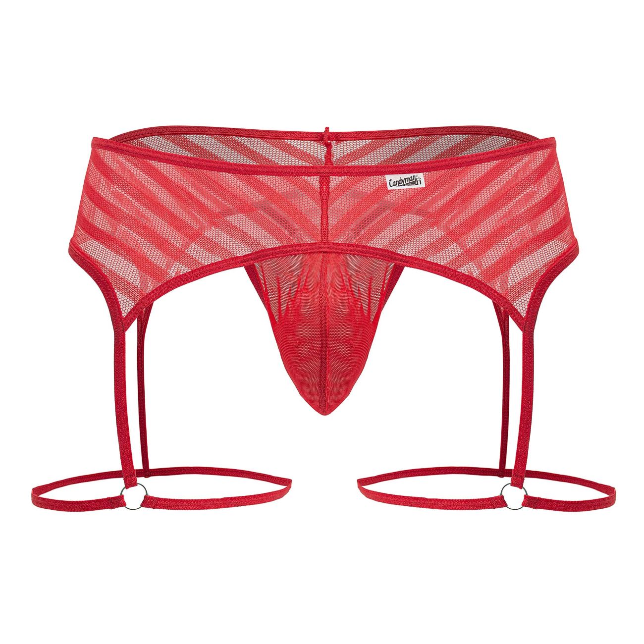 CandyMan 99792 Mesh Garter Thong