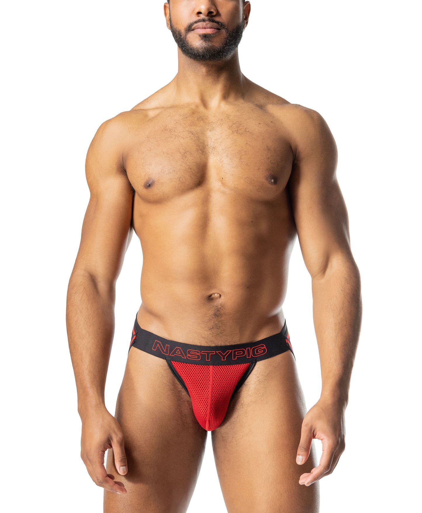 Nasty Pig Flip Jock Strap in Red
