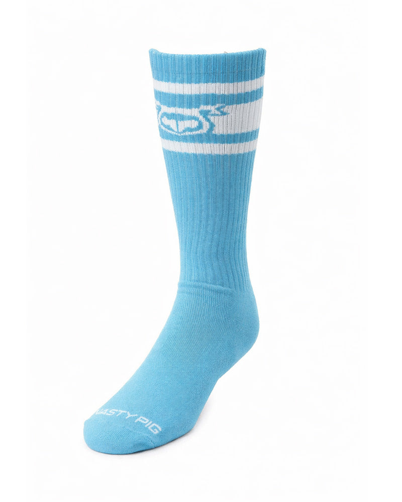 Nasty Pig Hook'd Up Sport Sock - Light Teal/White