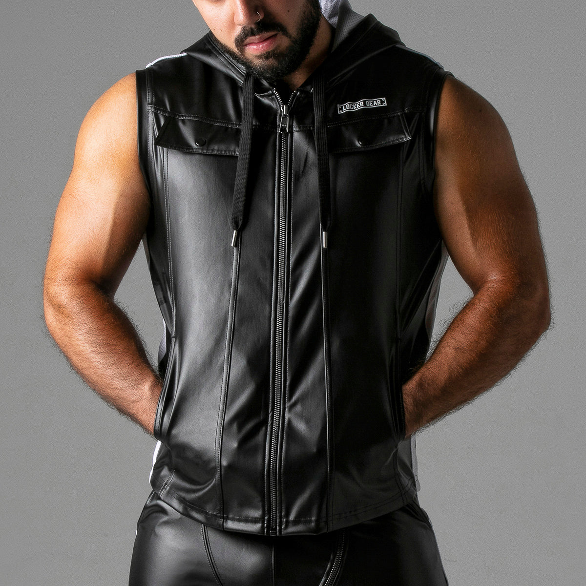 Locker Gear Massive Rude Leatherette Hoody