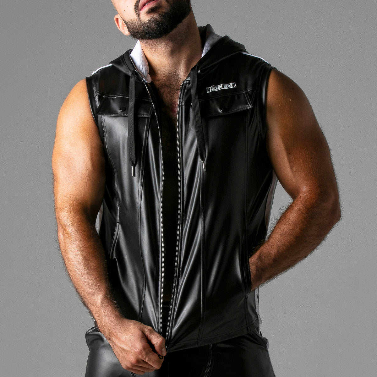 Locker Gear Massive Rude Leatherette Hoody