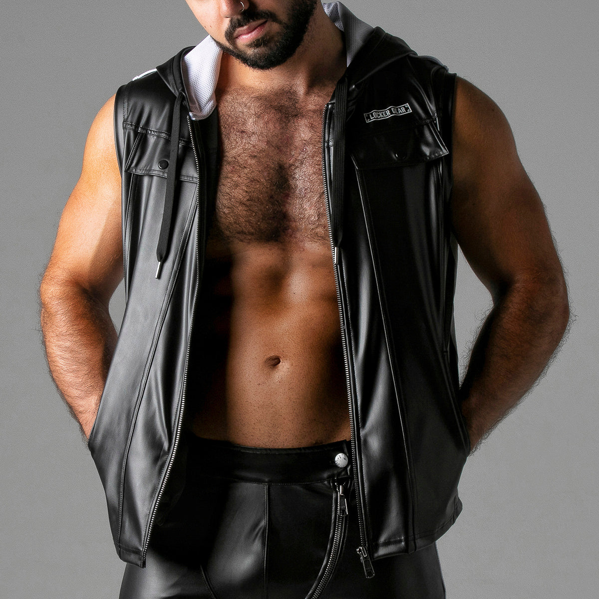 Locker Gear Massive Rude Leatherette Hoody
