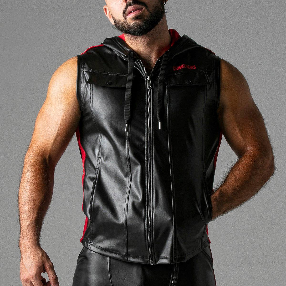 Locker Gear Massive Rude Leatherette Hoody