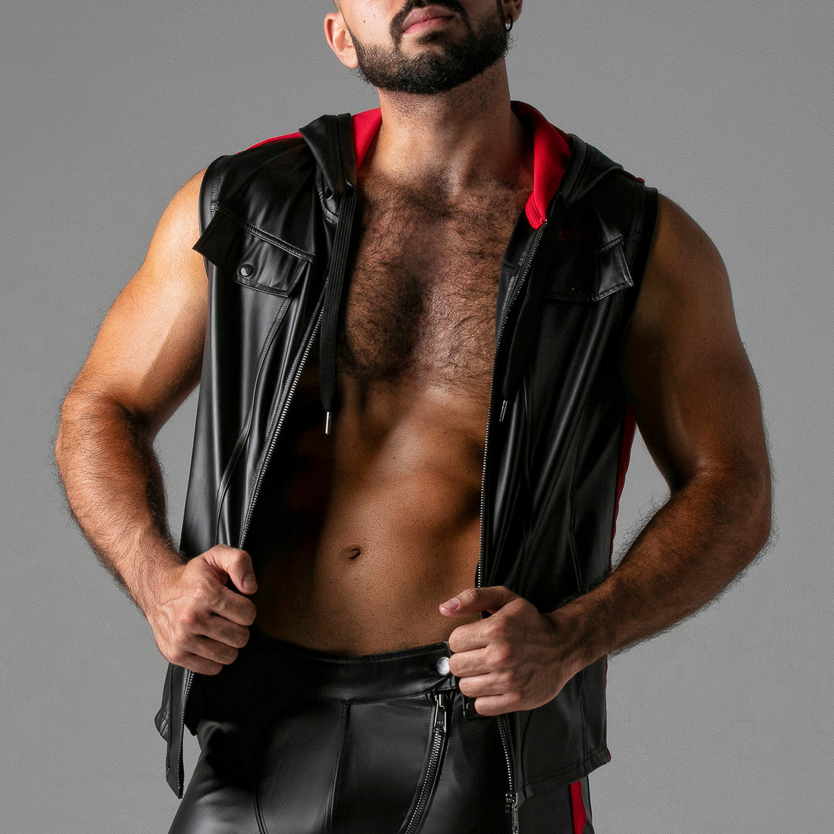 Locker Gear Massive Rude Leatherette Hoody