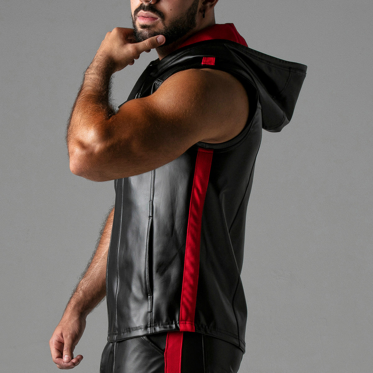 Locker Gear Massive Rude Leatherette Hoody