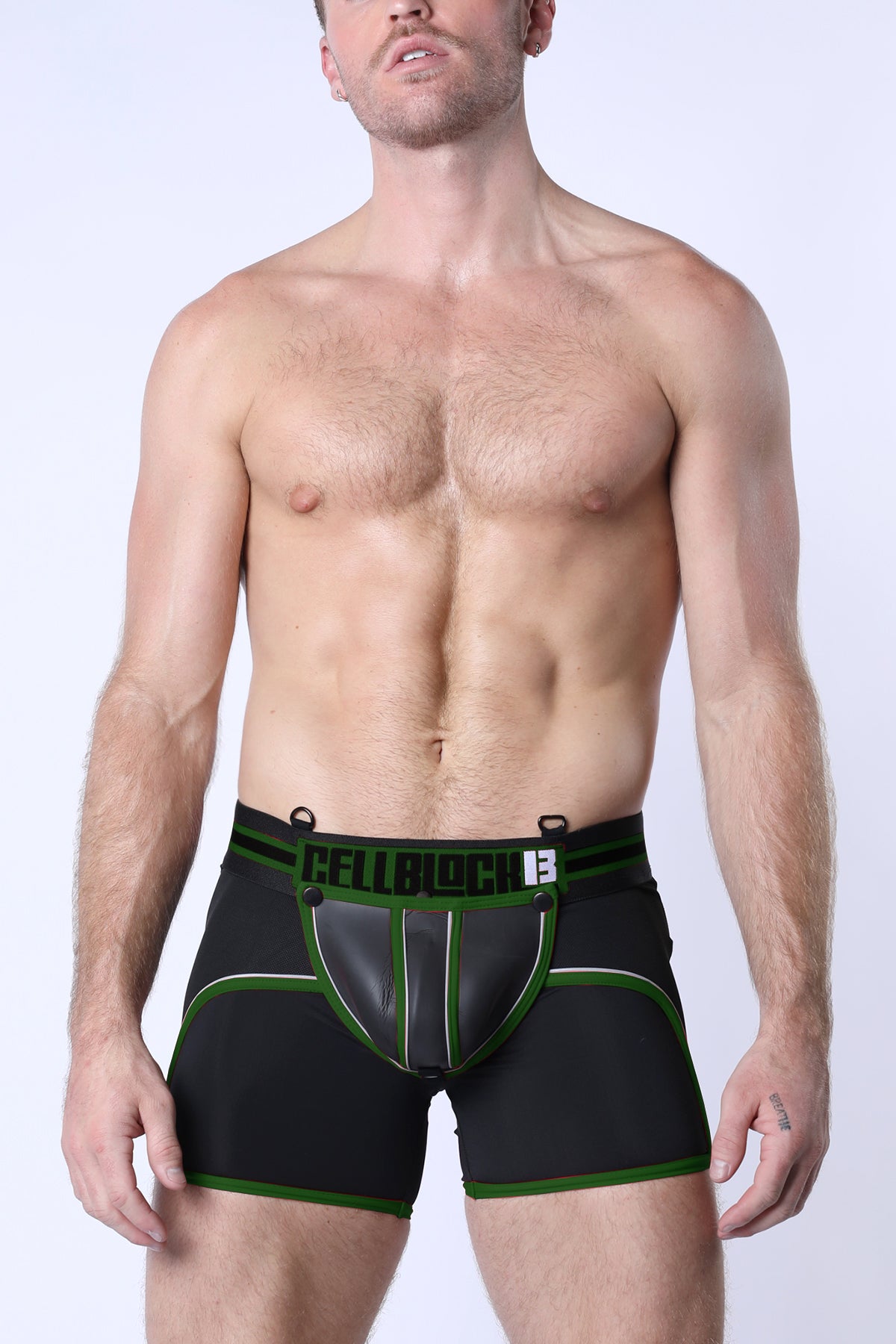 Cellblock 13 Mercury Neoprene Trunk with C-Ring, Removable Pouch and Rear Zipper