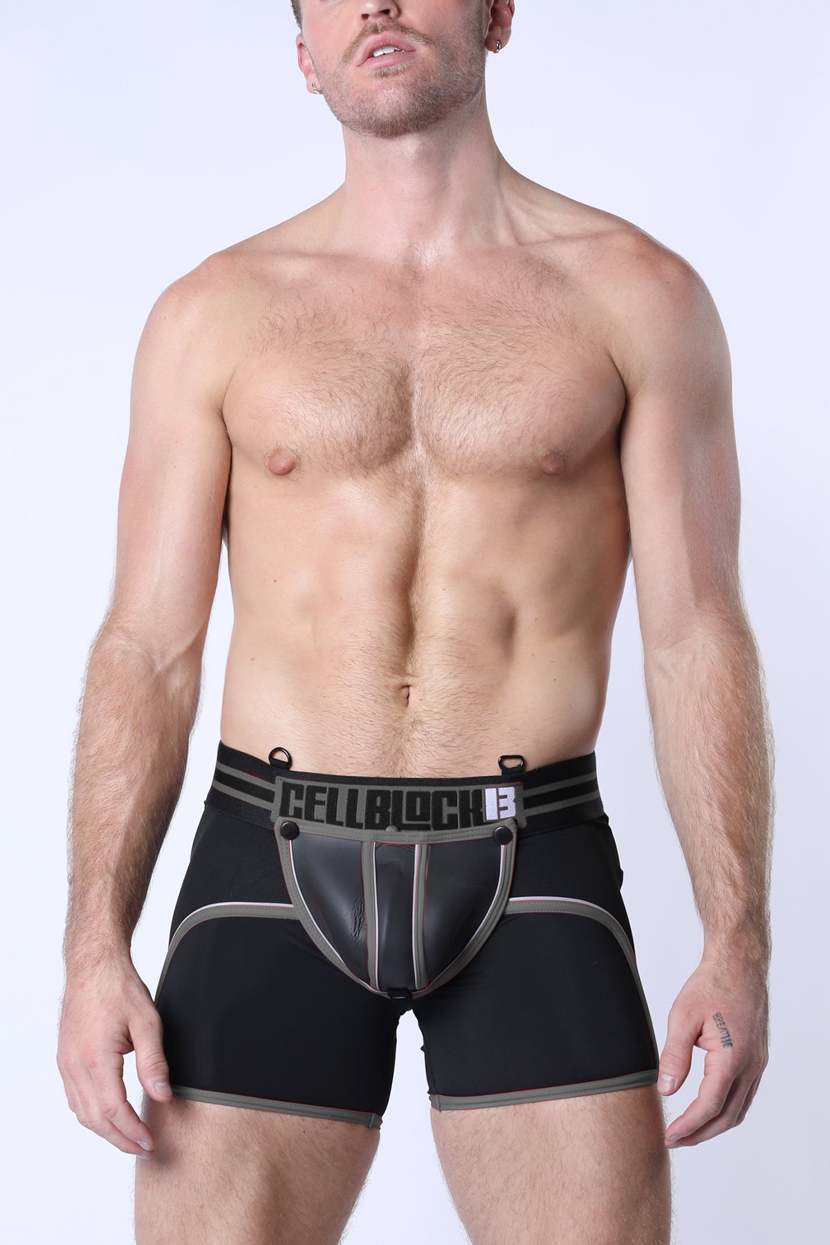 Cellblock 13 Mercury Neoprene Trunk with C-Ring, Removable Pouch and Rear Zipper