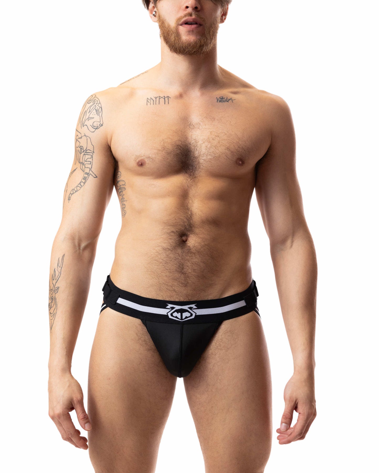 Nasty Pig Varsity Jockstrap in Black
