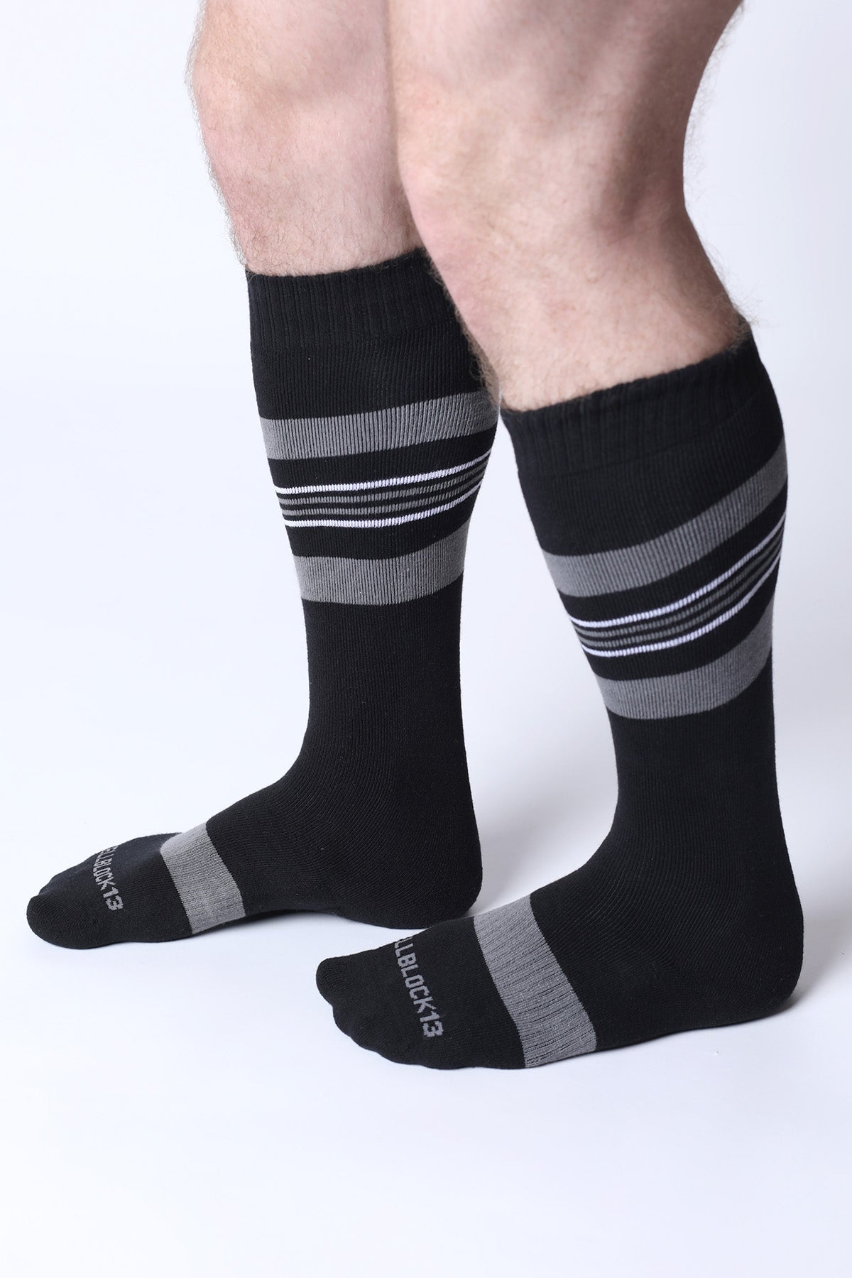 Cellblock 13 Tight End Knee High Shadow Socks