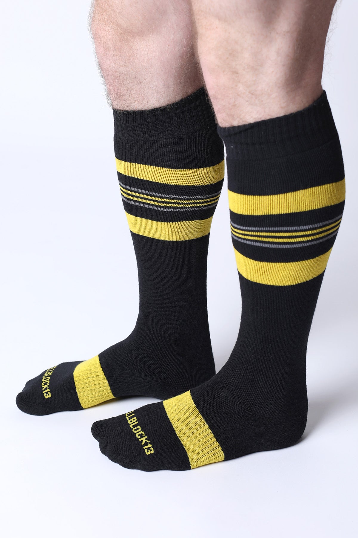 Cellblock 13 Tight End Knee High Shadow Socks