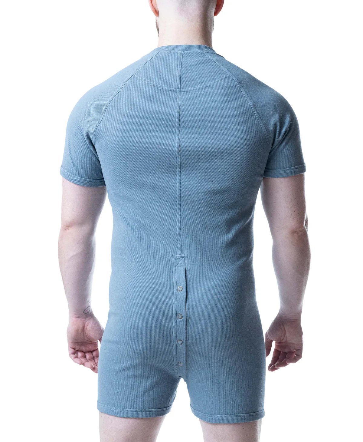 Nasty Pig Union Suit Cutoff in Mirage Blue