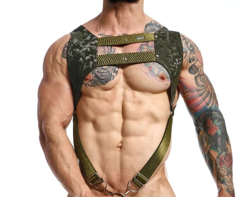 Male Basics Crop Top C-Ring Harness