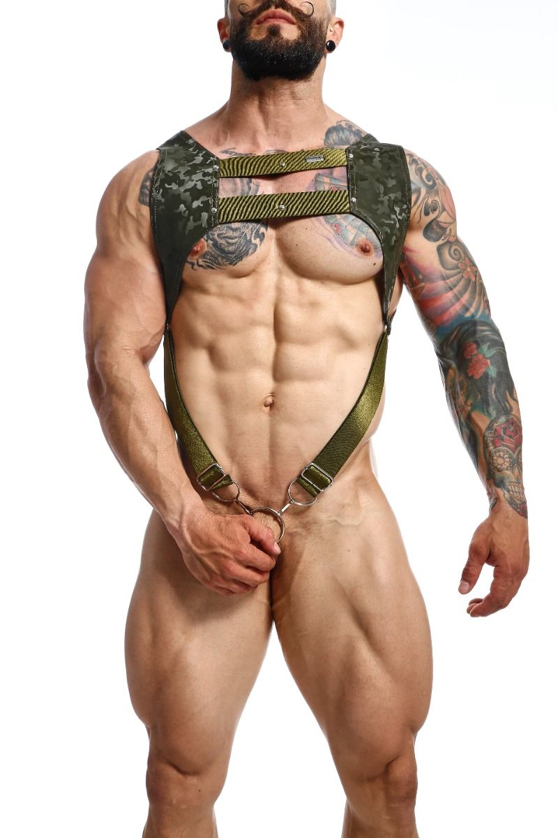 Male Basics Crop Top C-Ring Harness