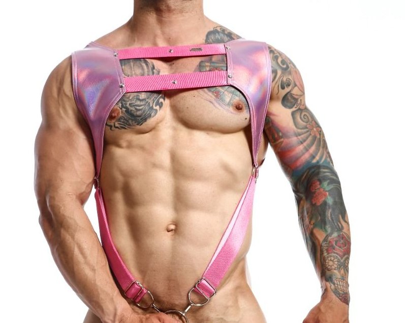 Male Basics Crop Top C-Ring Harness