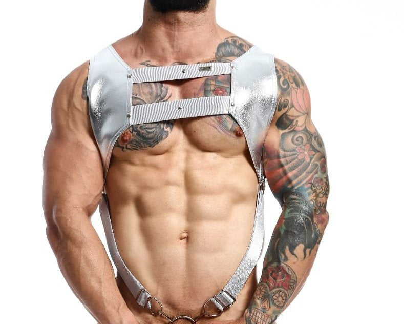 Male Basics Crop Top C-Ring Harness