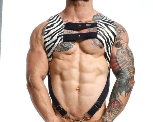 Male Basics Crop Top C-Ring Harness