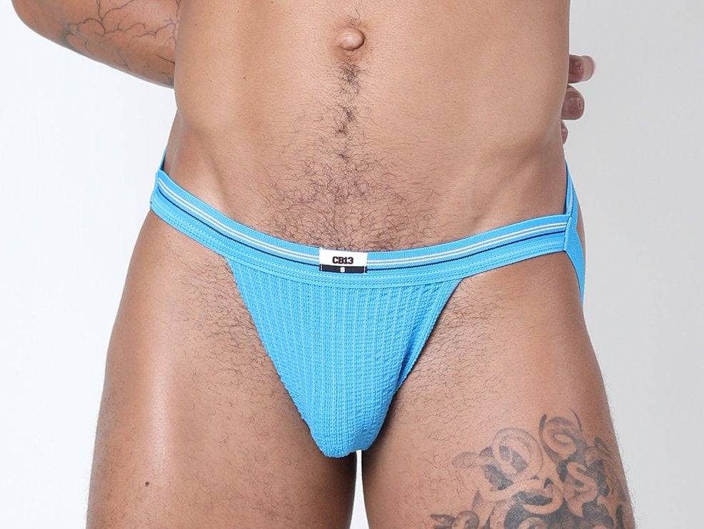 Cellblock 13 Tight End Swimmer Jockstrap in color Navy