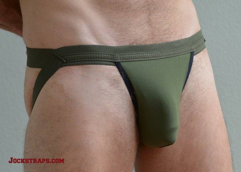 ActiveMan Swimmer Jockstrap with 1 1/4 Inch Waistband Activeman