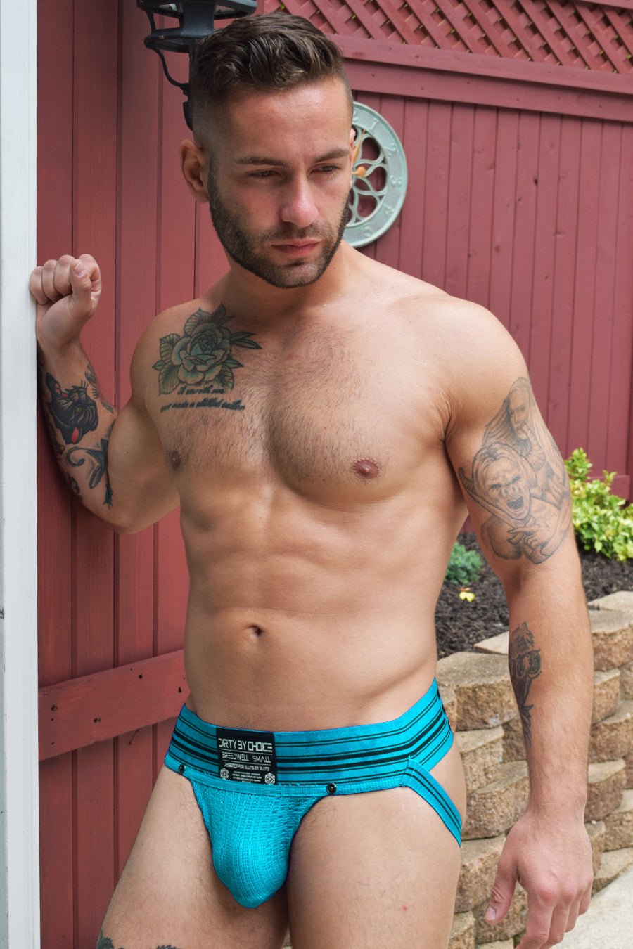 Breedwell Old School Limited Edition Aqua Blue Jockstrap - Jockstraps.com