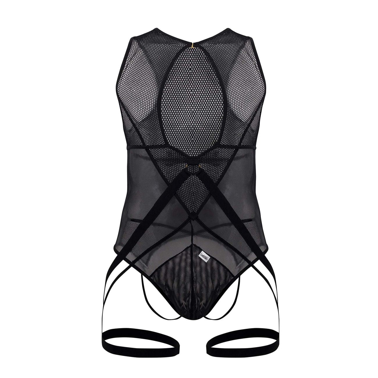 Candyman 99650 Mesh Bodysuit Color Black - Jockstraps.com