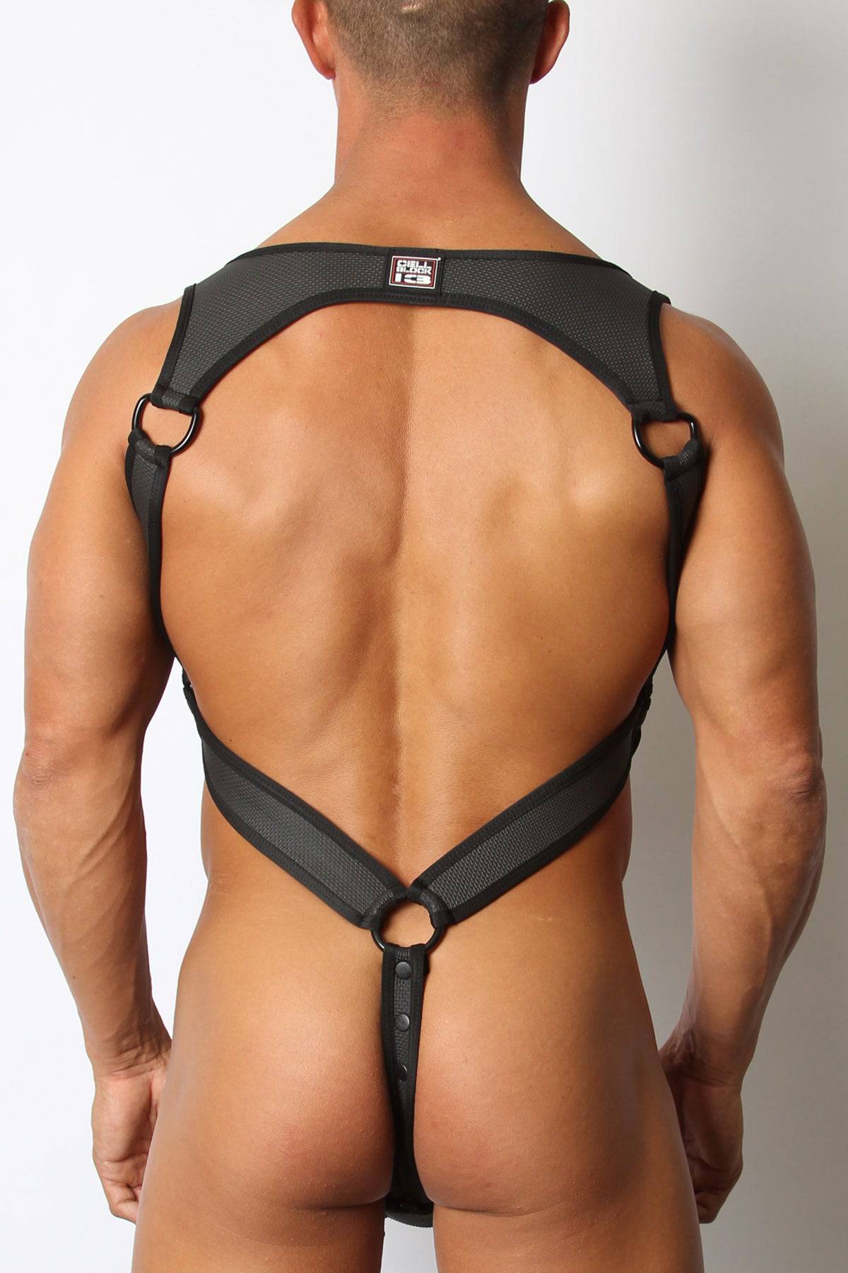 CellBlock 13 Prowler 2.0 Thong Harness with Jock Armour - Jockstraps.com
