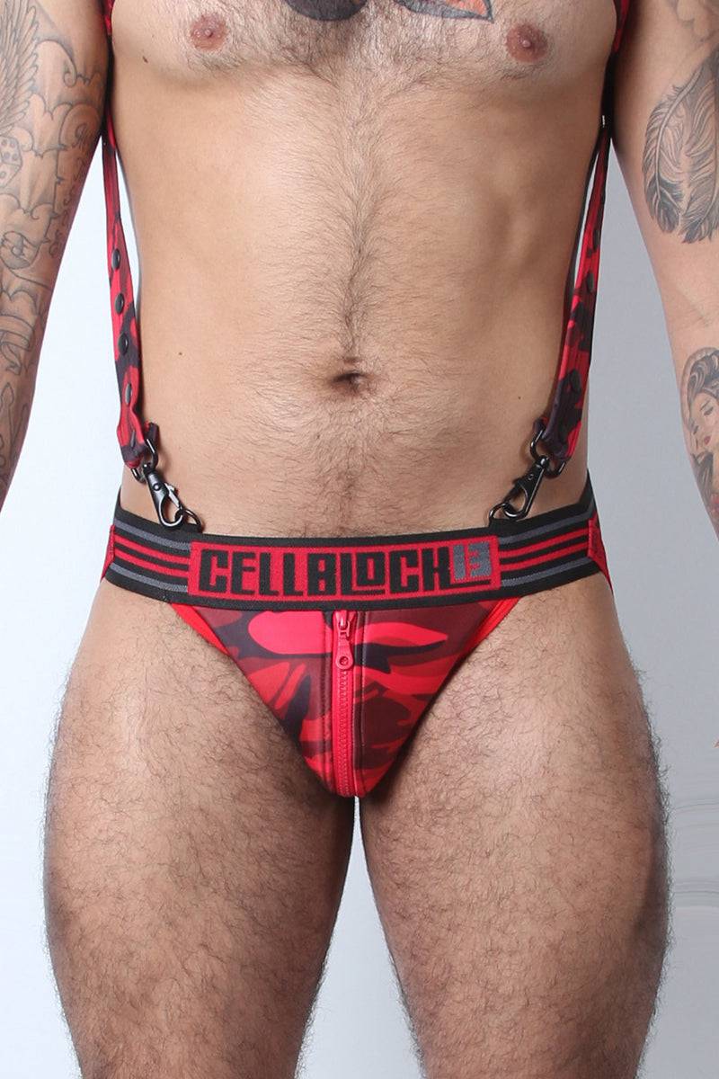 CellBlock Camo Cadet Zipper Jockstrap - Jockstraps.com