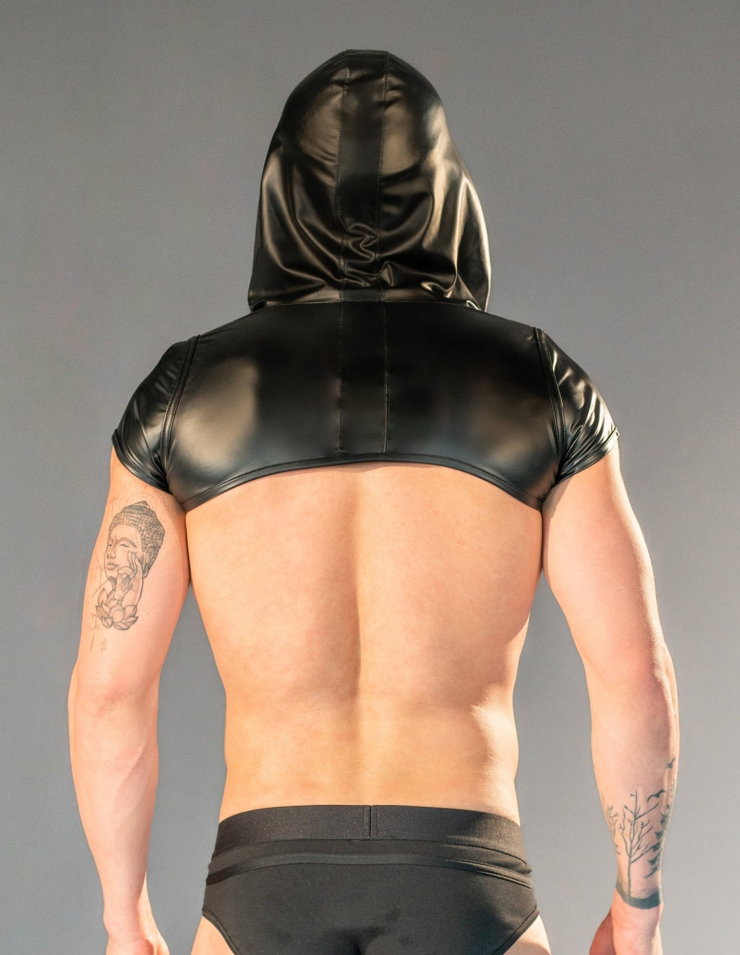 Dale Mas Rebel Crop Top Hoodie - Jockstraps.com