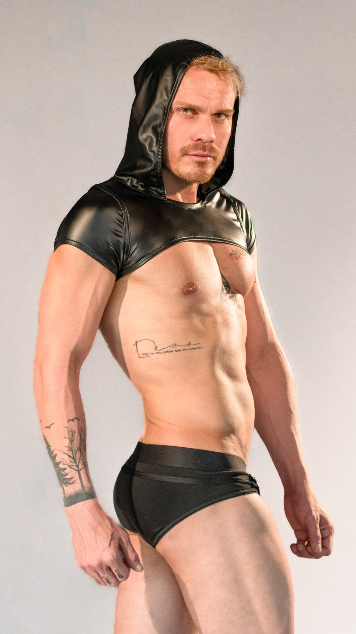 Dale Mas Rebel Crop Top Hoodie - Jockstraps.com