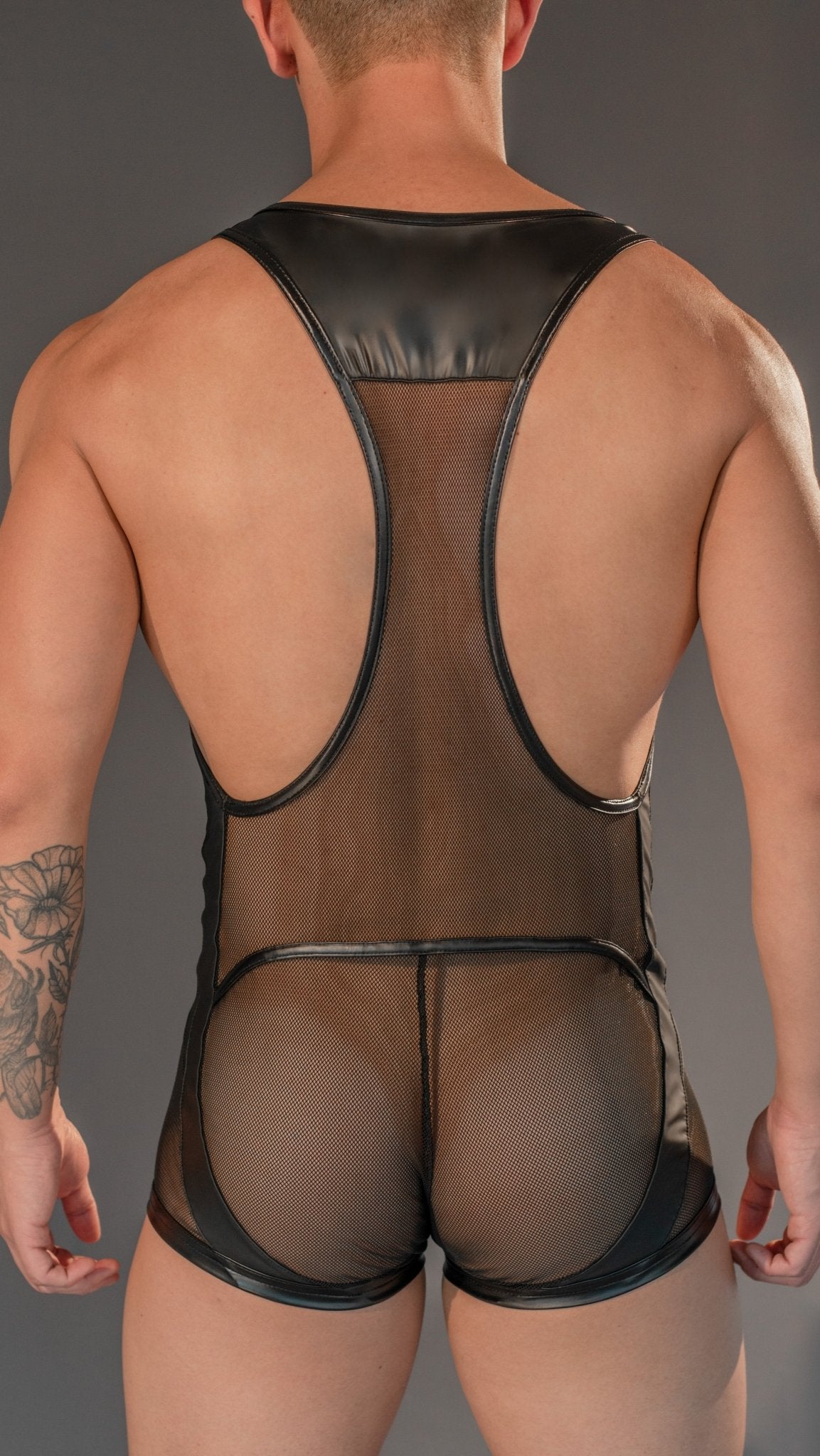 Dale Mas Rebel Mesh See-Through Wrestling Singlet - Jockstraps.com