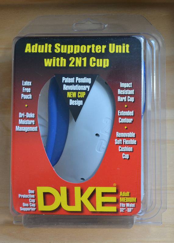 Duke 2N1 Athletic Supporter with Patented 2N1 Cup Unit Included Duke Athletic