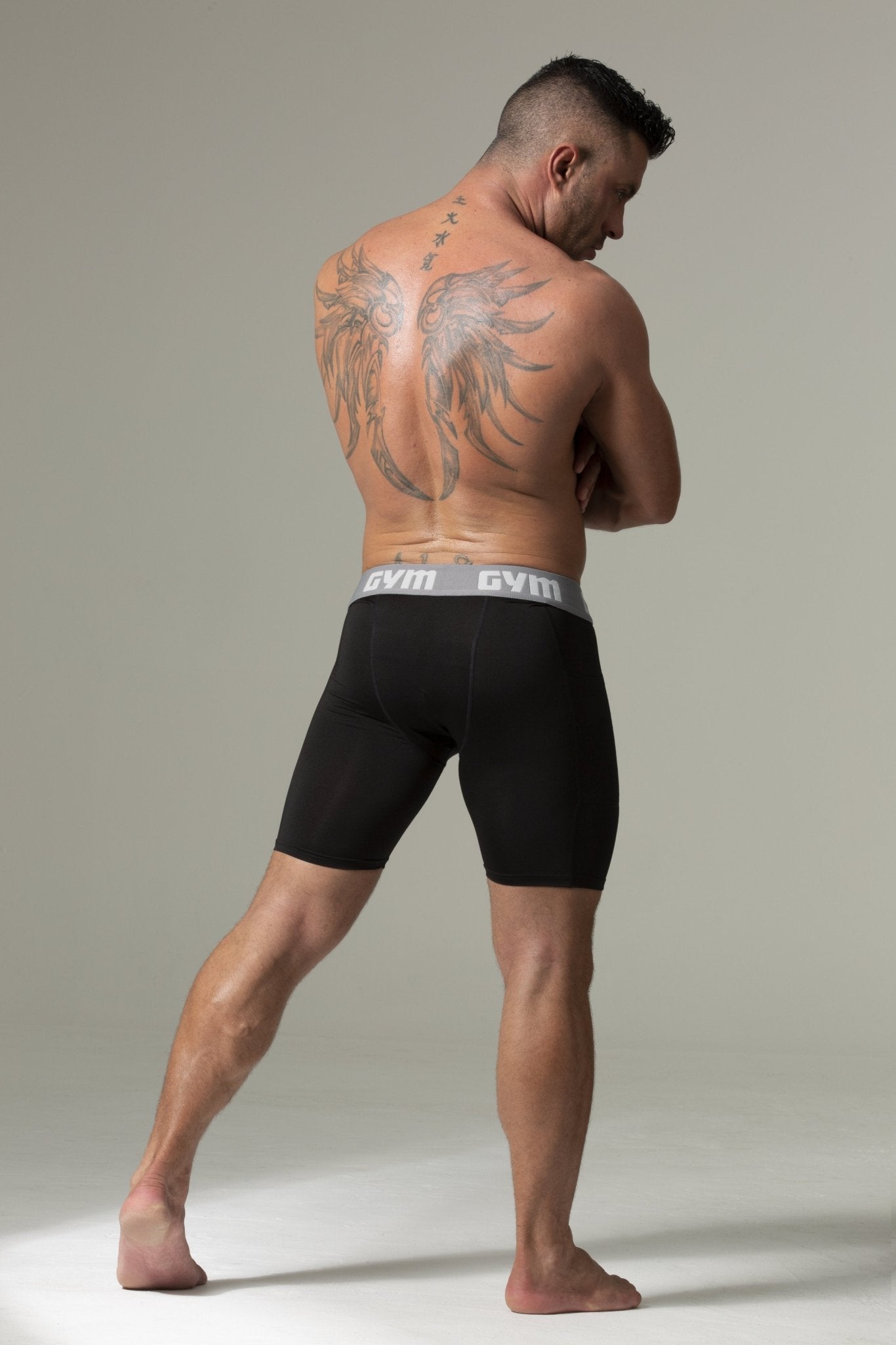 GYM Compression Short with Hard Cup Included - Jockstraps.com