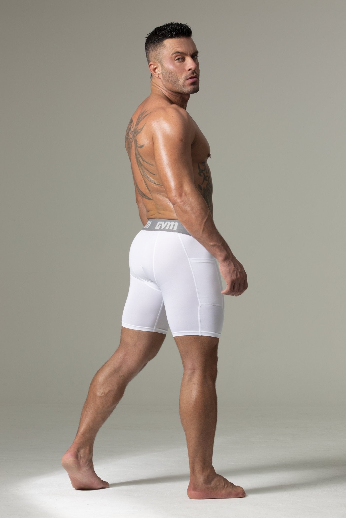 GYM Compression Short with Phone Pocket - Jockstraps.com