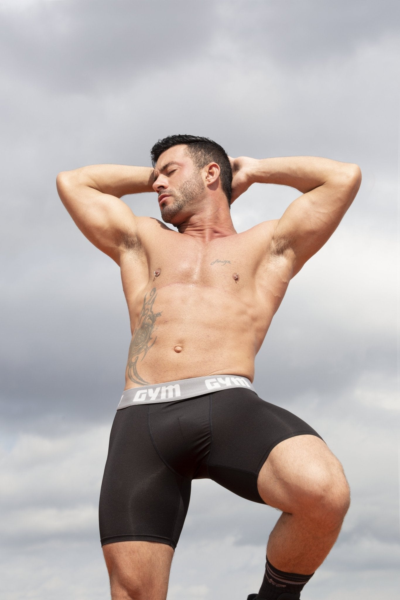 GYM Compression Short with Phone Pocket - Jockstraps.com