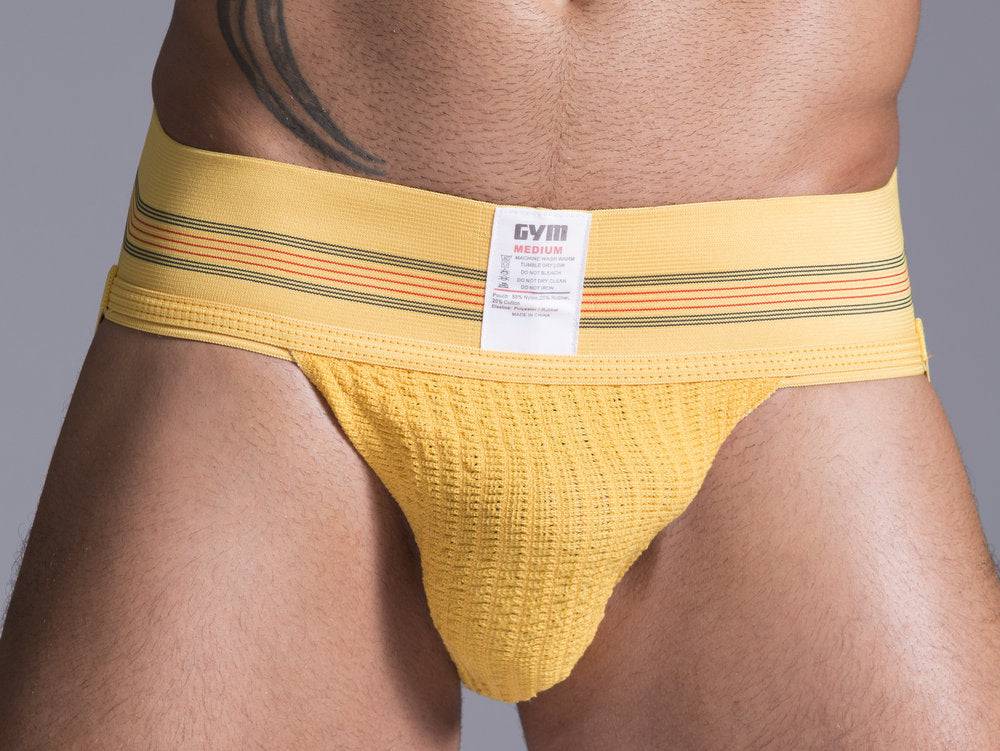 GYM Old School 2.0 Jockstrap with 3" Waistband (1-Pack) - Jockstraps.com