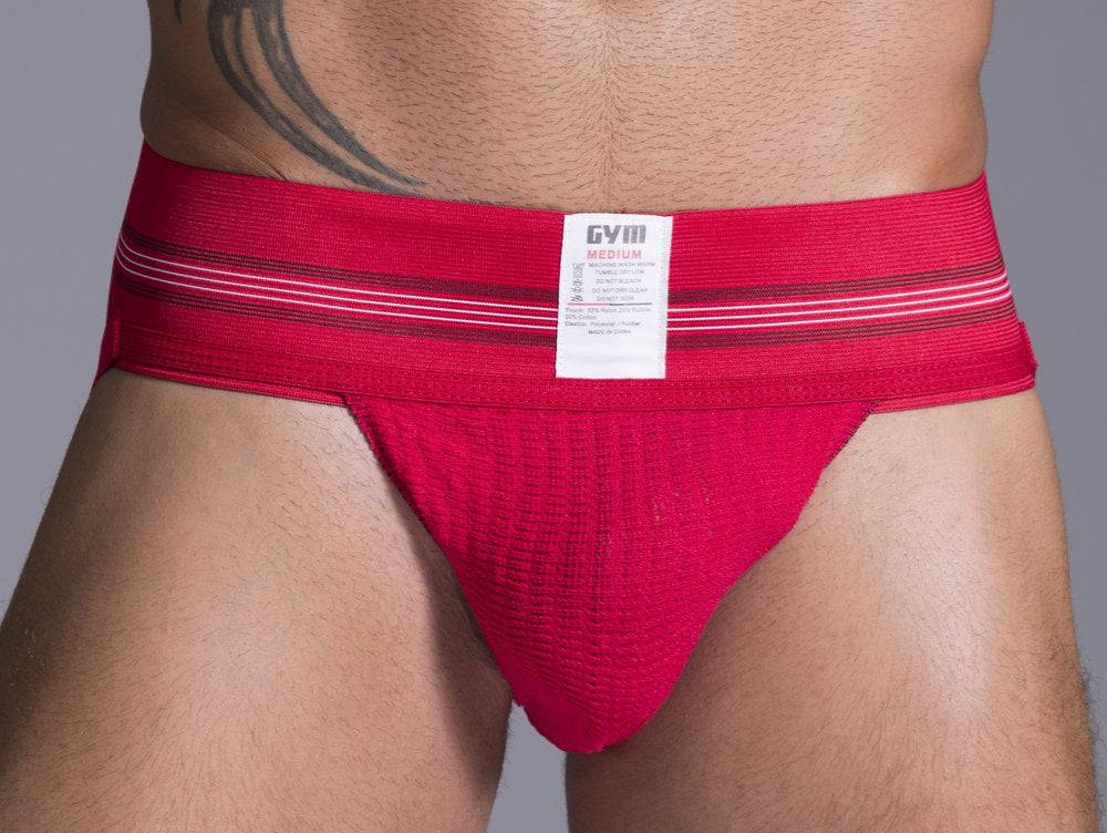 GYM Old School Jockstrap with 3" Waistband (1-Pack) GYM Jockstrap