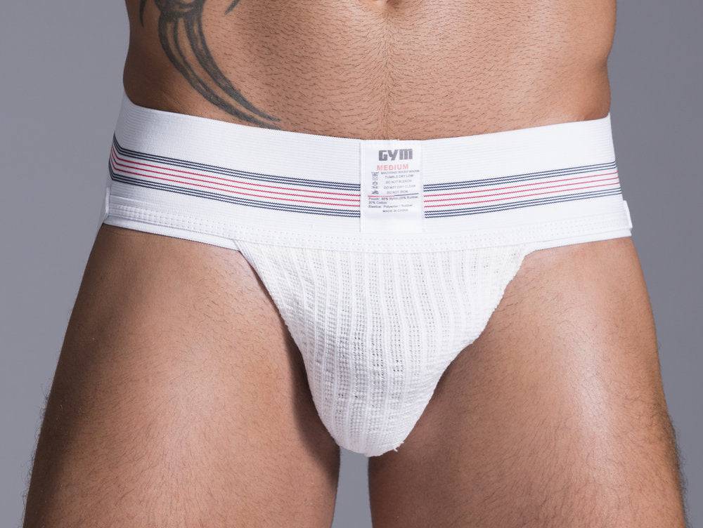 GYM Old School Jockstrap with 3" Waistband (1-Pack) GYM Jockstrap