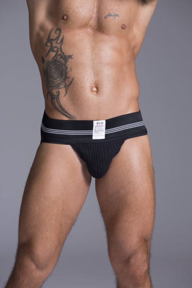 GYM Old School Jockstrap with 3" Waistband (1-Pack) GYM Jockstrap