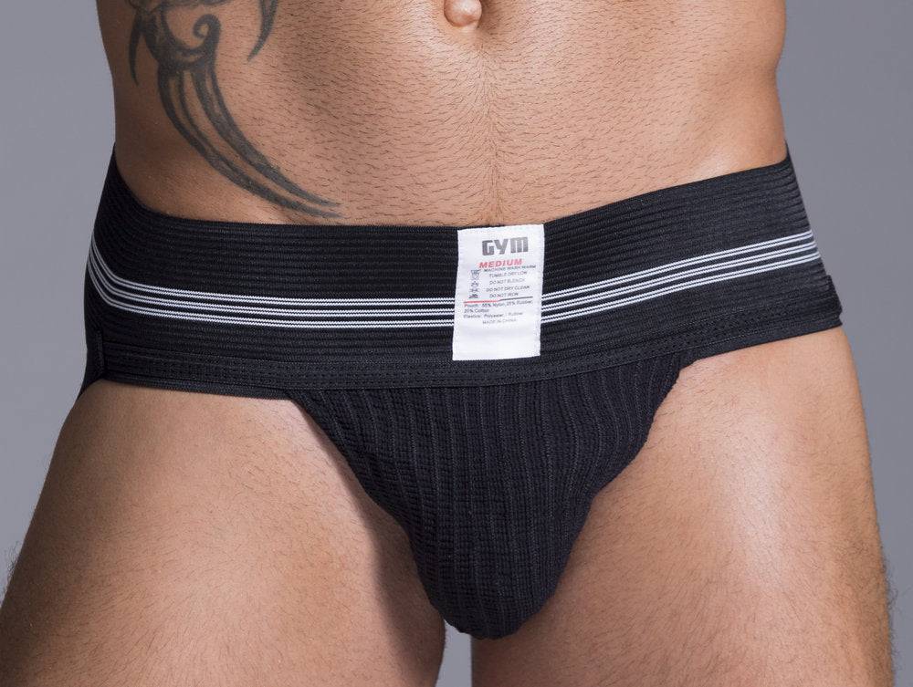 GYM Old School Jockstrap with 3" Waistband (1-Pack) GYM Jockstrap