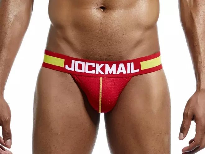 Jockmail Mesh Jockstrap with Double-Layer Pouch - Jockstraps.com