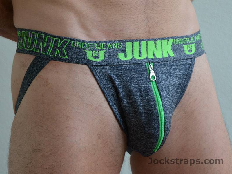 JUNK Underjeans Expose Zipper Jock - Jockstraps.com