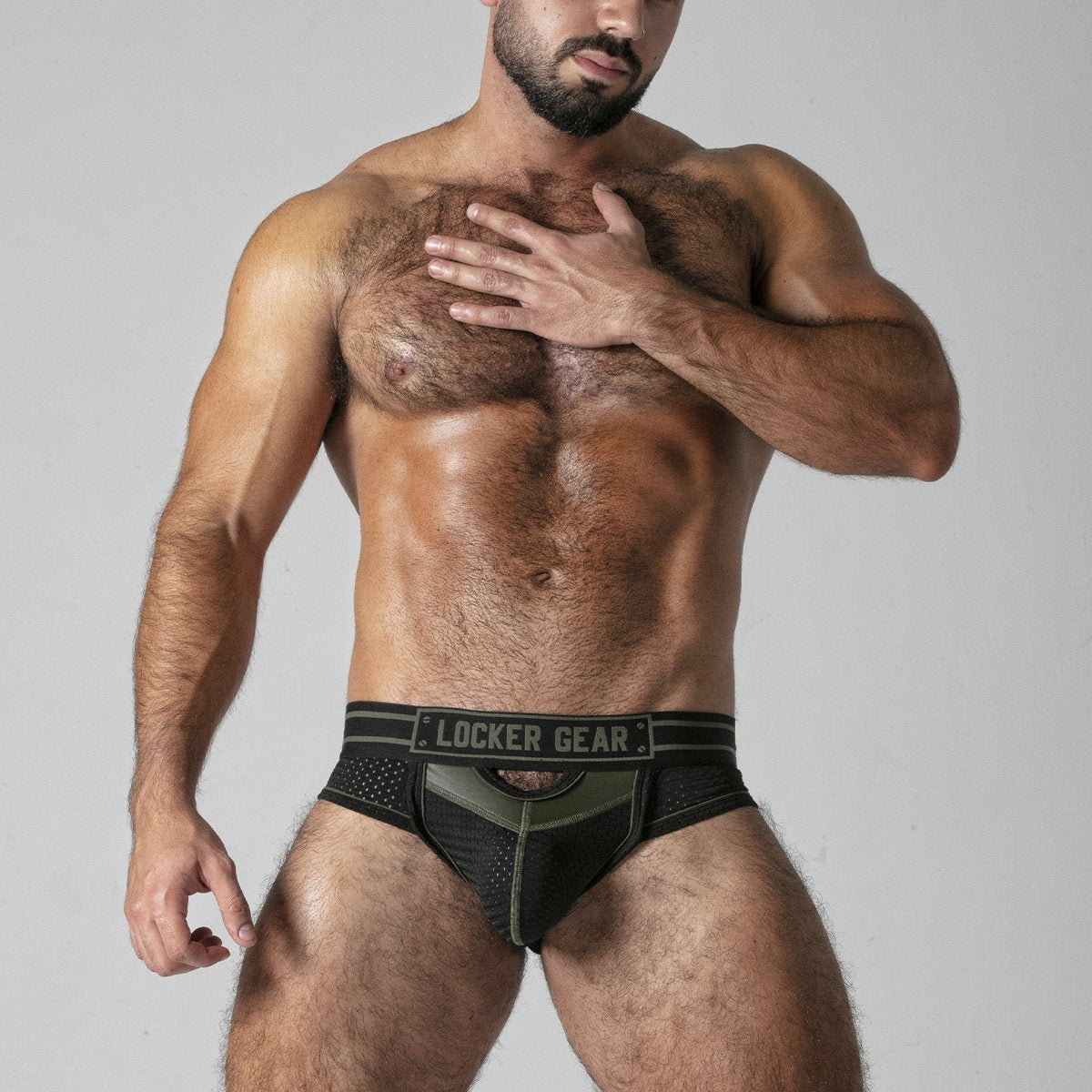 Locker Gear Bottomless Brief with Zipper - Jockstraps.com