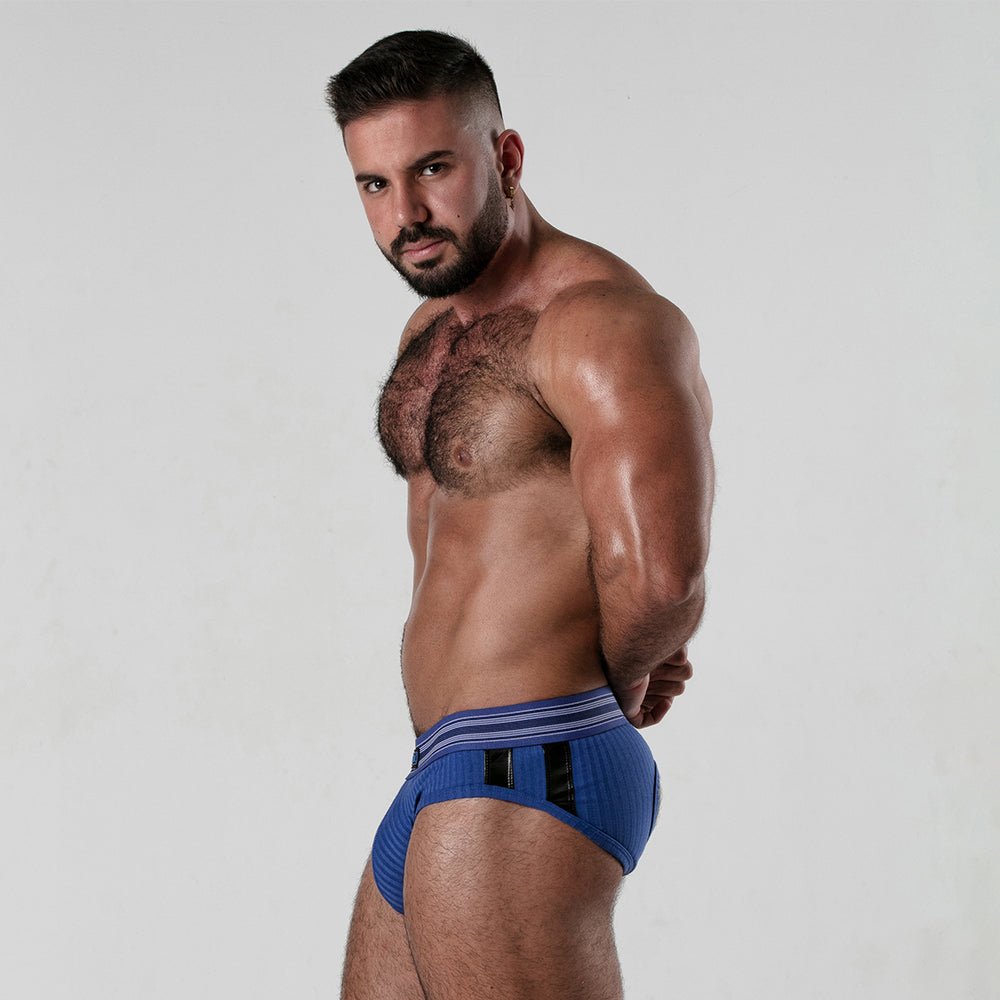 Locker Gear Ribbed Cotton Jockbrief LK0123 - Jockstraps.com