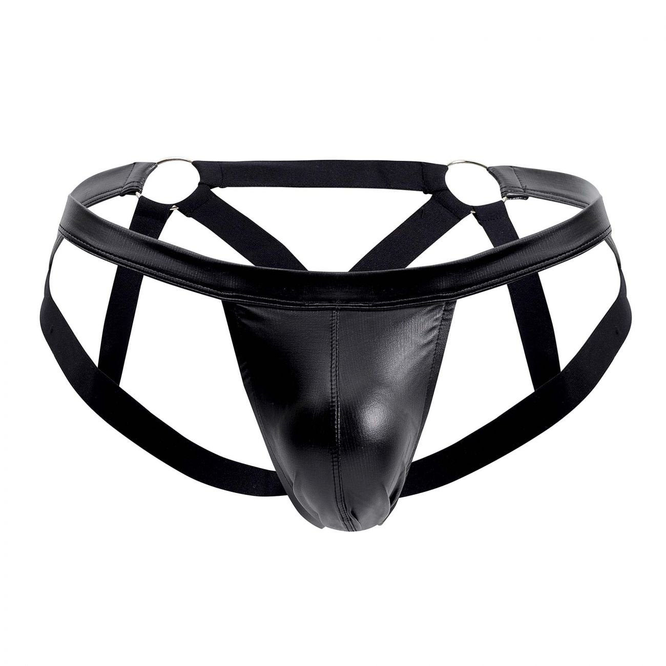 Male Power 352-261 Cage Matte Strappy Ring Jock - Jockstraps.com