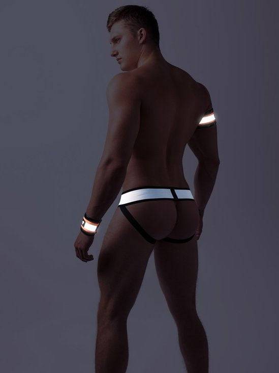 Maskulo Neon Jockstrap with Detachable Pouch Maskulo