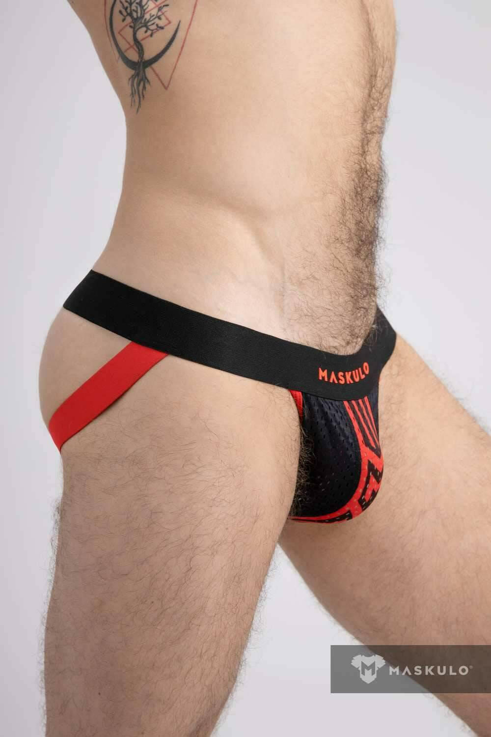Maskulo Printed Mesh Jockstrap - Jockstraps.com