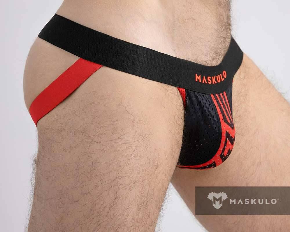 Maskulo Printed Mesh Jockstrap - Jockstraps.com