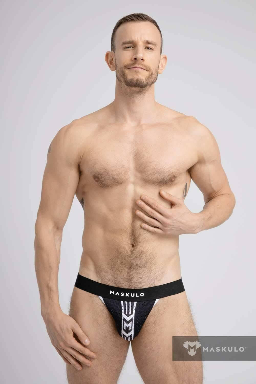 Maskulo Printed Mesh Jockstrap - Jockstraps.com