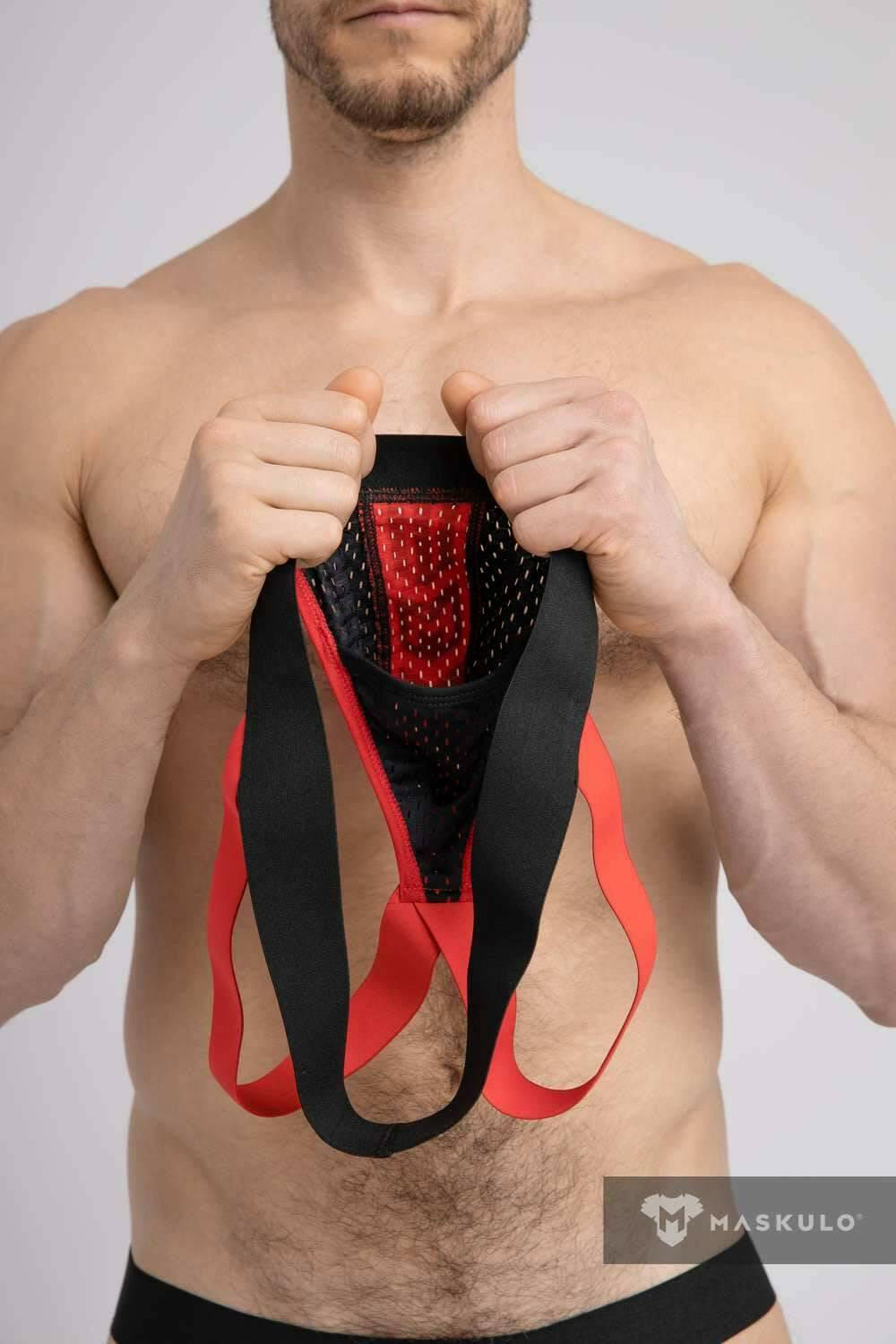 Maskulo Printed Mesh Jockstrap - Jockstraps.com